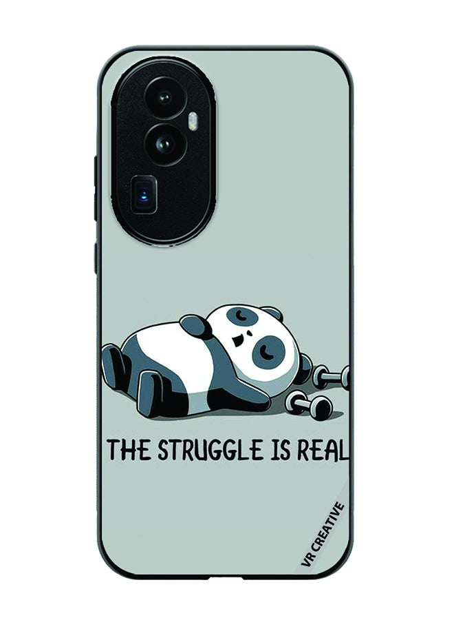 VR CREATIVE Protective Case Cover For Oppo Reno 10 Pro Plus Struggle Is Real Design Multicolour - Image 1