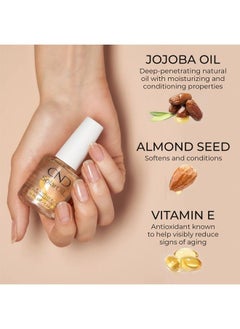 CND Nail & Cuticle Care by CND, SolarOil for Dry, Damaged Cuticles, Infused with Jojoba Oil & Vitamin E for Healthier, Stronger Nails, 0.25 Fl Oz  - Image 1