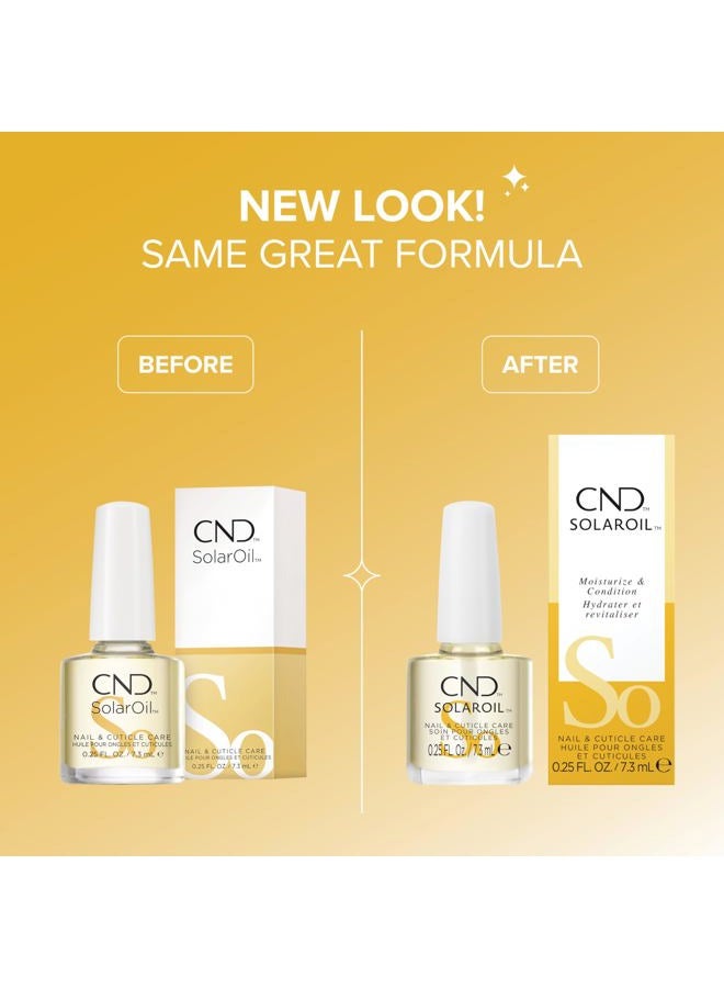 CND SolarOil Cuticle Oil, Natural Blend Of Jojoba, Vitamin E, Rice Bran and Sweet Almond Oils, Moisturizes and Conditions Skin, 0.25 fl oz - Image 4