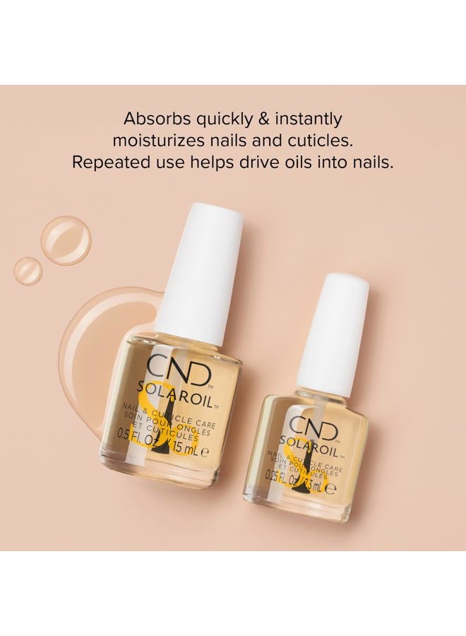 CND SolarOil Cuticle Oil, Natural Blend Of Jojoba, Vitamin E, Rice Bran and Sweet Almond Oils, Moisturizes and Conditions Skin, 0.25 fl oz - Image 3