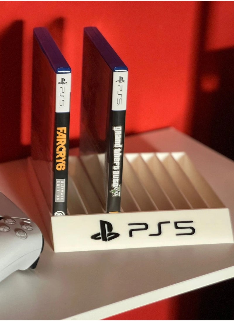 PlayStation - for PS5 organizer CD Games Stand (Holds 10 Discs) - Image 1