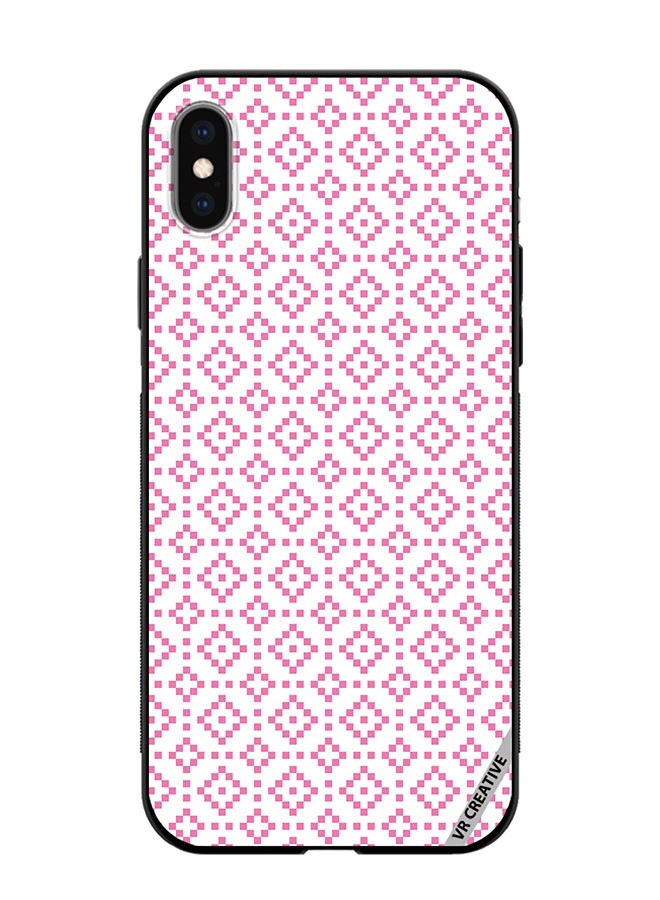 VR CREATIVE Protective Case Cover For Apple iPhone XS Max Strips Design Multicolour - Image 1