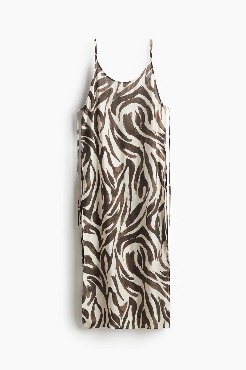 اتش اند ام فستان شاطئ مكشوف الظهر