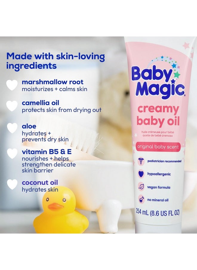 Baby Magic - Creamy Baby Oil 8.6 Oz - Image 1