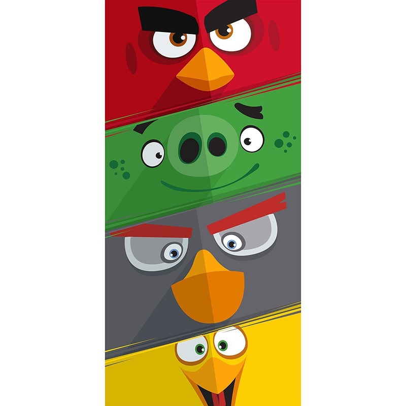 Jay Franco Angry Birds Beach Towel Large 28" x 58" - Image 1