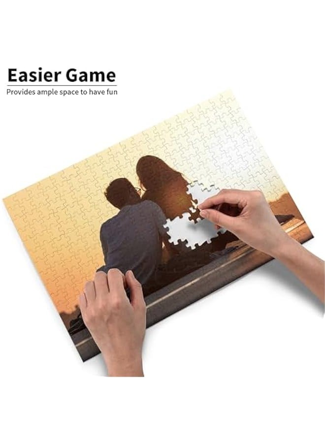 Custom Puzzles from Photos Personalized Puzzle Custom 300/500/1000 Piece Wooden Jigsaw Puzzle Gifts for Adults,Kids (300PCS, Horizontal) - Image 4