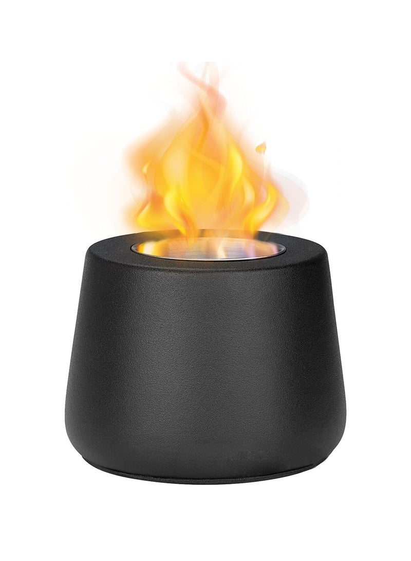 Zikra Tabletop Fireplace, Table Top Fire Pit Bowl, Smokeless Firepit Indoor Fire Pit Tabletop, Ceramics Personal Fireplace, Outdoor Fire Pits for Long Time Burning, for Banquet Table or Coffee Table(1 Pack) - Image 1