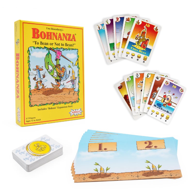 Amigo Games Bohnanza Classic Card Game – Plant & Harvest Your Beans in This Exciting Strategic Game That is Fun for the Whole Family – For Kids & Adults Ages 12 & Older - Image 1