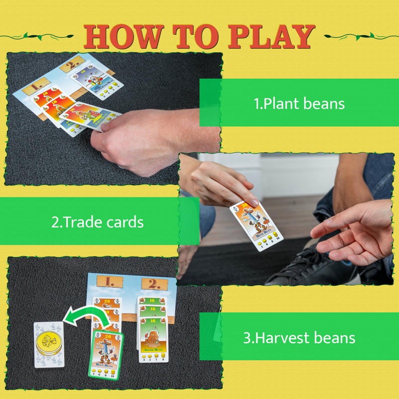 Amigo Games Bohnanza Classic Card Game – Plant & Harvest Your Beans in This Exciting Strategic Game That is Fun for the Whole Family – For Kids & Adults Ages 12 & Older - Image 3