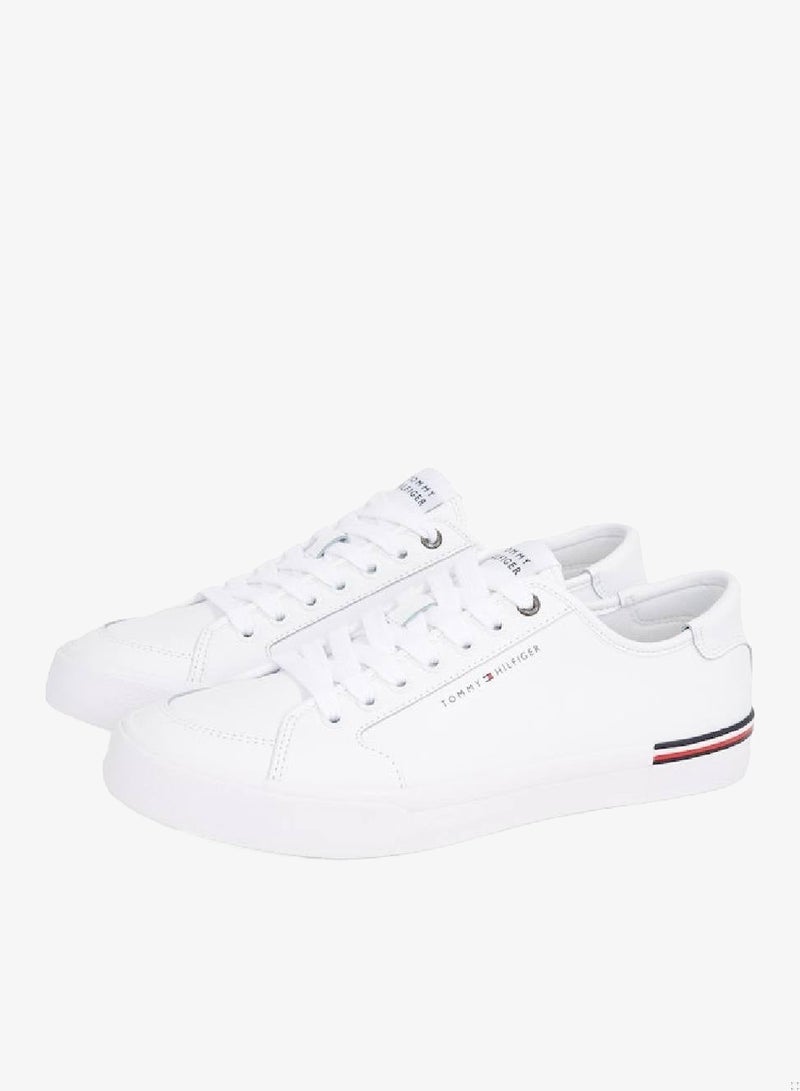 TOMMY HILFIGER Core Vulcanised Leather Sneakers - Image 2