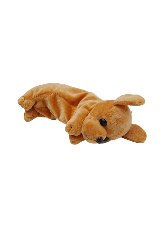 NIBEMINENT Dog Pencil Case Brown