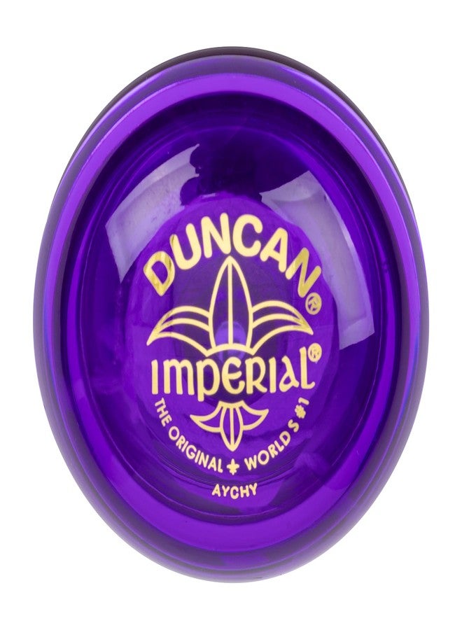 Duncan Toys Imperial Yo-Yo, Beginner Yo-Yo with String, Steel Axle and Plastic Body, Purple - Image 2