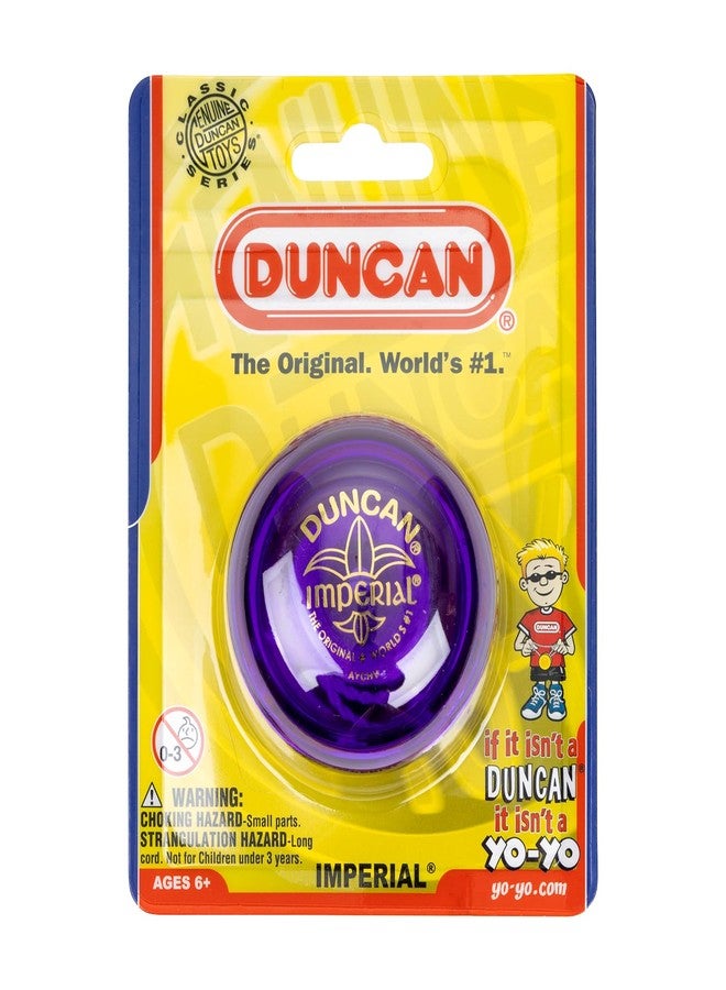 Duncan Toys Imperial Yo-Yo, Beginner Yo-Yo with String, Steel Axle and Plastic Body, Purple - Image 5