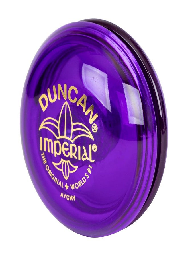 Duncan Toys Imperial Yo-Yo, Beginner Yo-Yo with String, Steel Axle and Plastic Body, Purple - Image 3