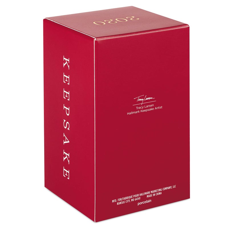 Hallmark Keepsake Ornament 2020 Year-Dated  Star Wars BB-8 Baby's First Christmas  Porcelain with Rattle - Image 4