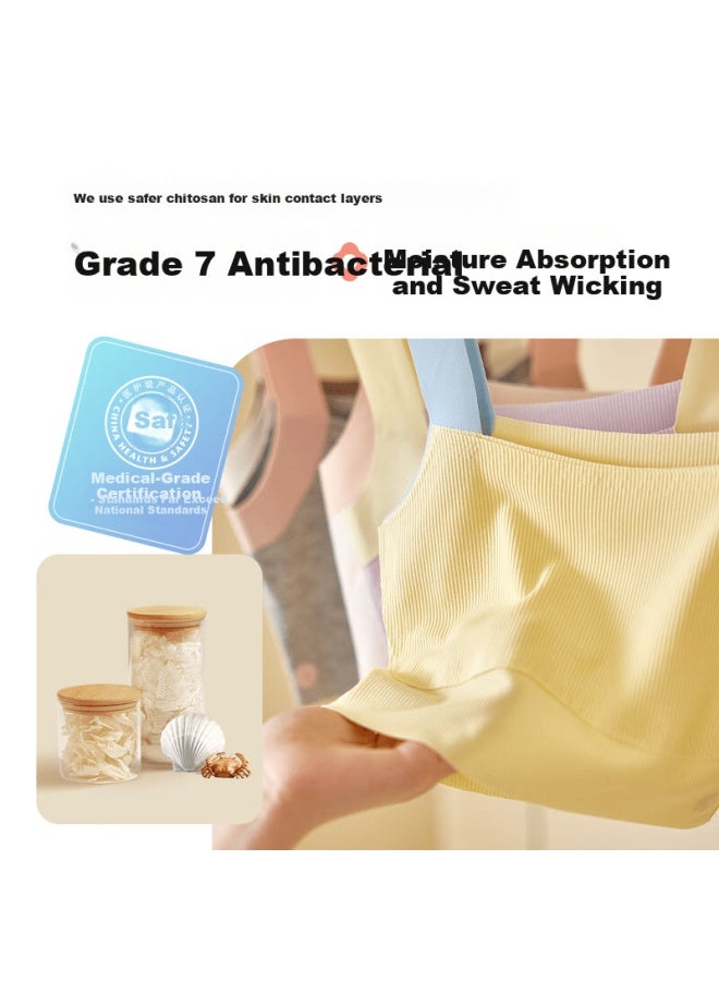 Q21 Girls' Developmental Stage Student Bra Breathable Sweat-absorbing Stage One Development Vest - Image 4