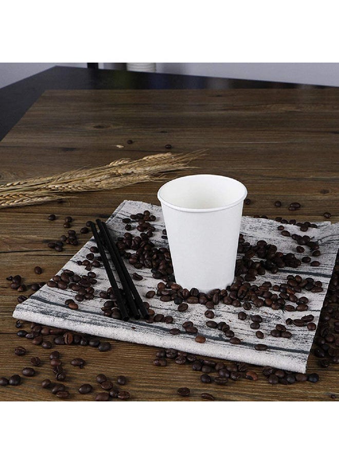 MARKQ [50 Cups] 7 oz. White Paper Cups - Disposable Coffee/Tea/Water Cups for Home, Parties or Work  - Image 5