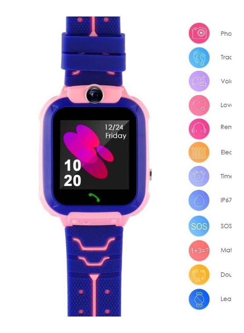 Gravity C002 Waterproof Smart Watch For Kids Pink - Image 3
