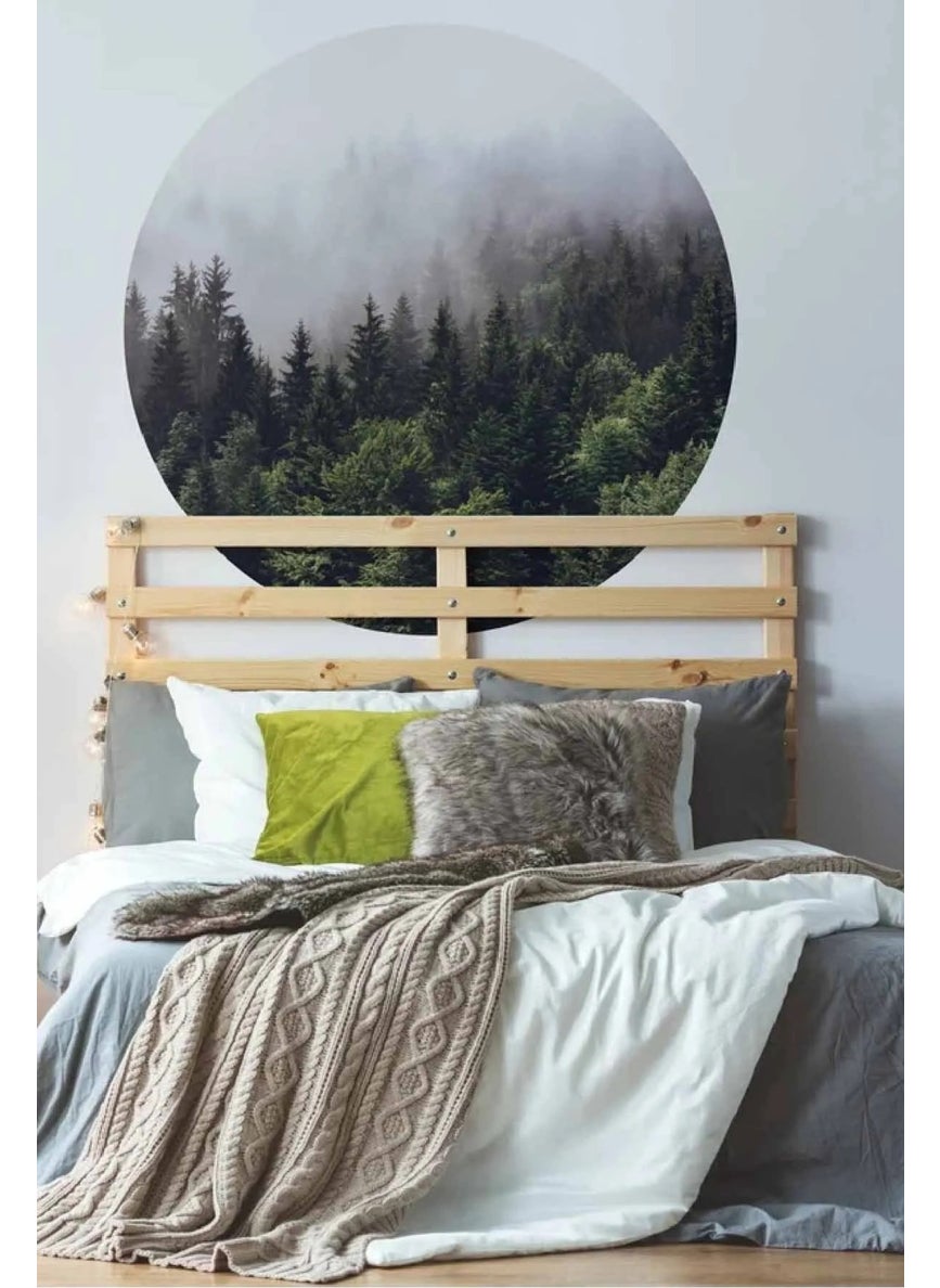 Kt Group Round Landscape Misty Forest Wall Sticker - pzsku/ZC741D4058DA15D0D8E4FZ/45/_/1729938512/6b19025d-5c3a-4aac-8d5a-04fbef00f28a