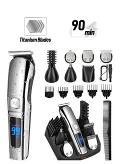 FPC Waterproof Multi-Functional Men's Hair Clipper Set – Intelligent Trimmer for Beard, Nose, Body & Hair, Home Use  - Image 1