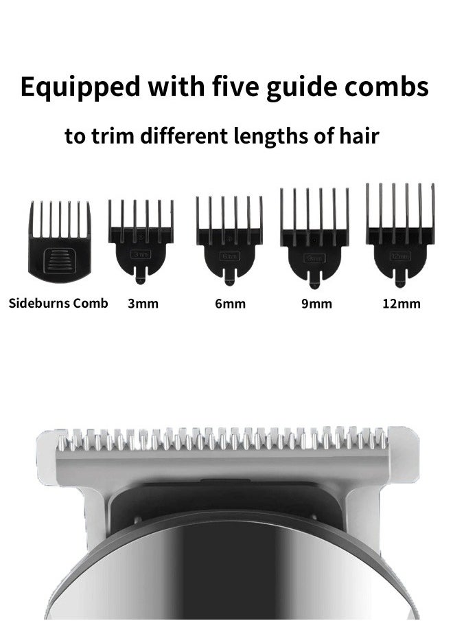 FPC Waterproof Multi-Functional Men's Hair Clipper Set – Intelligent Trimmer for Beard, Nose, Body & Hair, Home Use  - Image 5