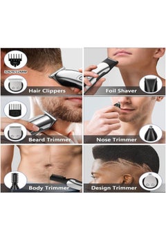 FPC Waterproof Multi-Functional Men's Hair Clipper Set – Intelligent Trimmer for Beard, Nose, Body & Hair, Home Use  - Image 4