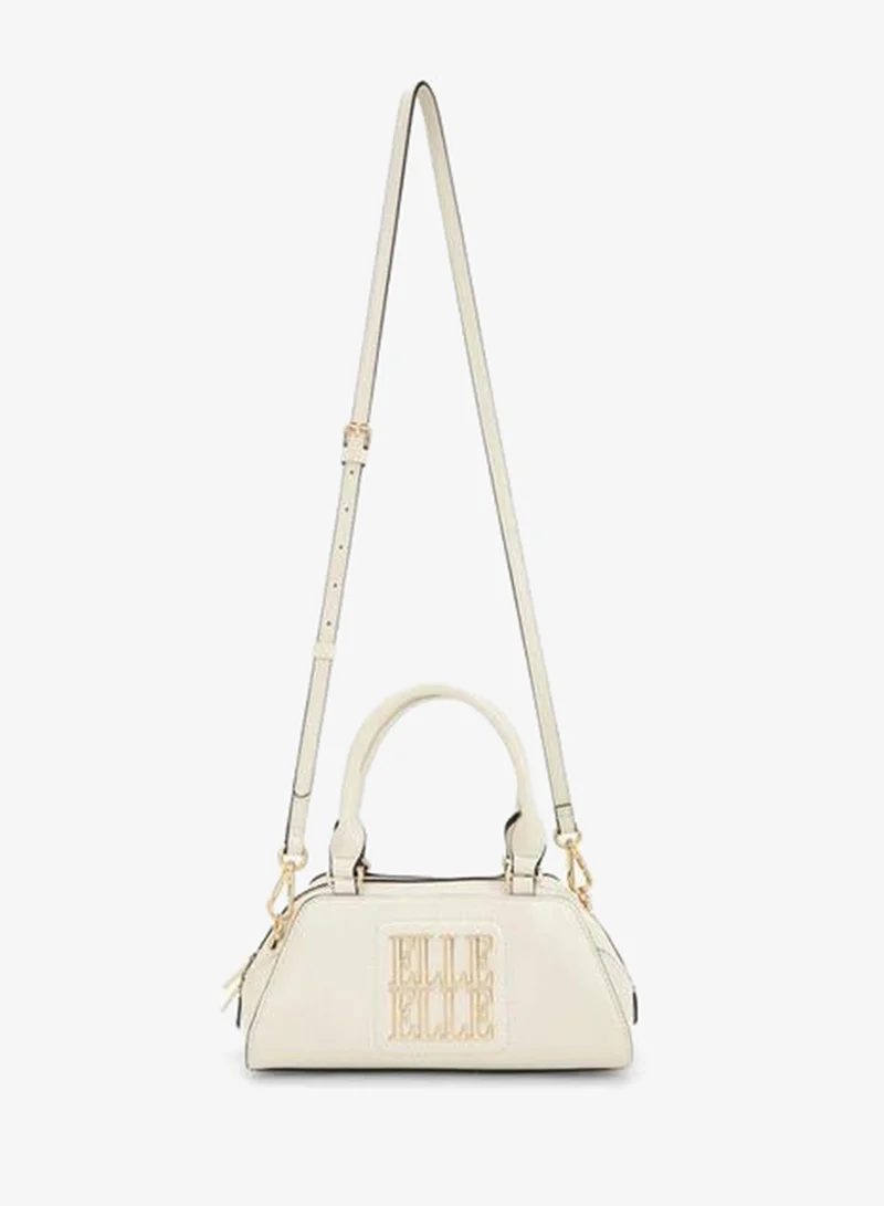 Elle Logo Accent Crossbody Bag With Detachable Strap