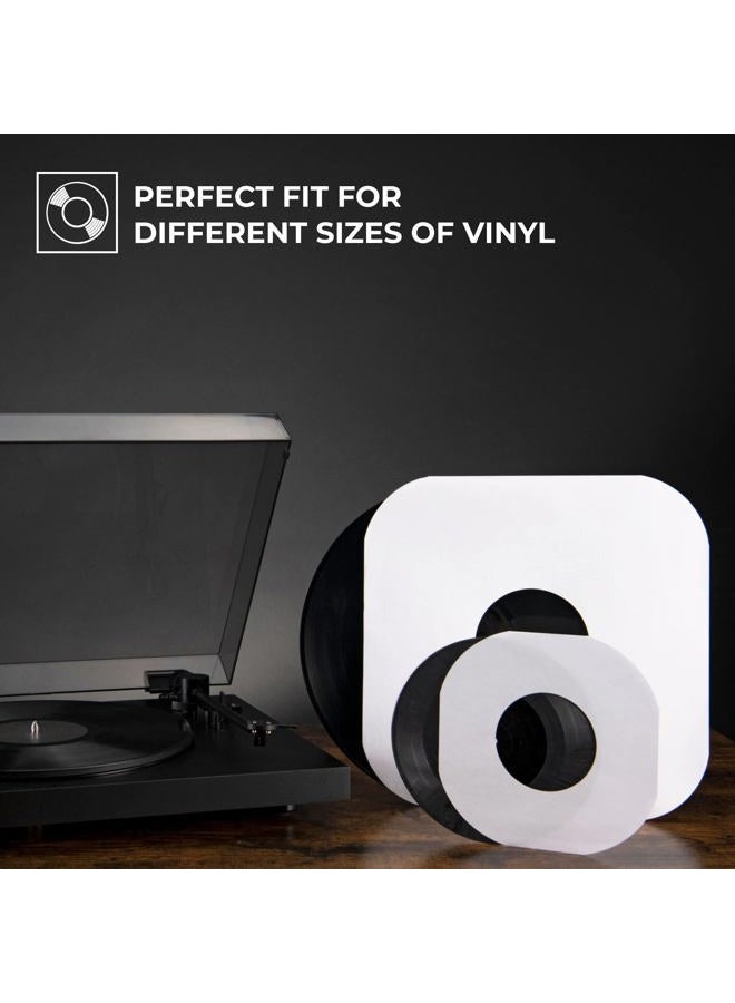 BIG FUDGE 50X Vinyl Record Inner Sleeves 12" Lp Heavyweight Acid Free Paper Round Corners Insert The Best Protection For Your Collection 12 inch 50x pack - Image 4