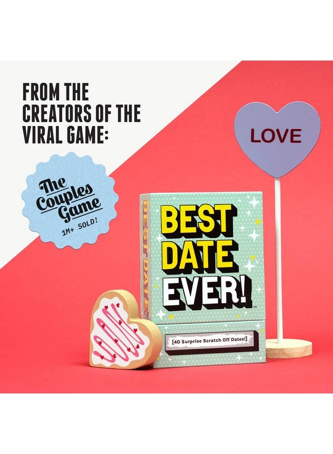 DSS Games Best Date Ever! [40 Surprise Scratch Off Date Ideas For Couples, Couples Game Date Activity, 2 Player, Date Night Idea for Girlfriend, Boyfriend, Wife or Husband, Perfect for Anniversaries, Birthdays] - Image 2