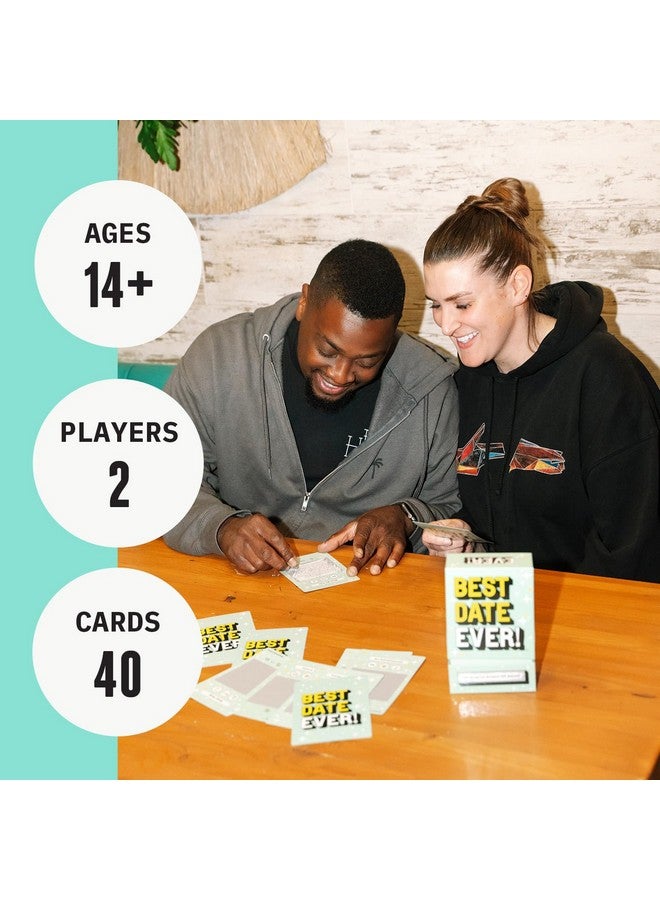 DSS Games Best Date Ever! [40 Surprise Scratch Off Date Ideas For Couples, Couples Game Date Activity, 2 Player, Date Night Idea for Girlfriend, Boyfriend, Wife or Husband, Perfect for Anniversaries, Birthdays] - Image 3