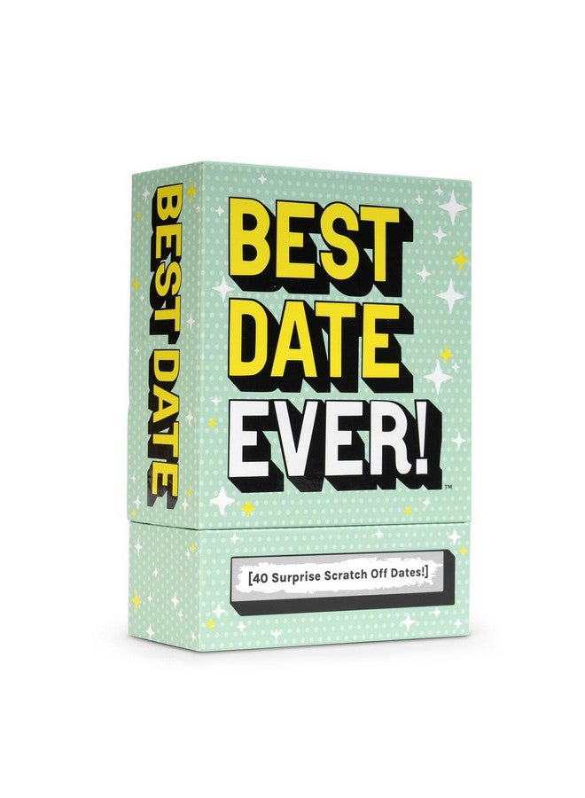 DSS Games Best Date Ever! [40 Surprise Scratch Off Date Ideas For Couples, Couples Game Date Activity, 2 Player, Date Night Idea for Girlfriend, Boyfriend, Wife or Husband, Perfect for Anniversaries, Birthdays] - Image 1