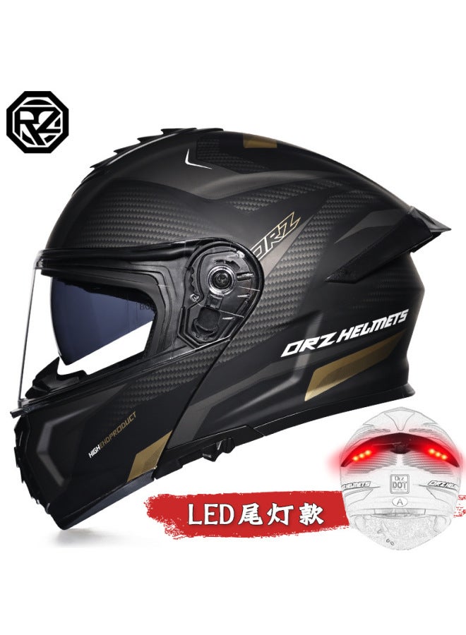 Jinyuan Code Led Taillight Orz Electric Car Helmet Men And Women Exposure Helmet Summer Double Mirror Tail Half Full Cover Personality Four Seasons Bluetooth Couple