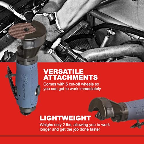 INGERSOLL-RAND Ingersoll Rand 426 Air Reversible Cutoff Tool, 20,000 rpm, Includes 5 Cutoff Wheels - Image 3
