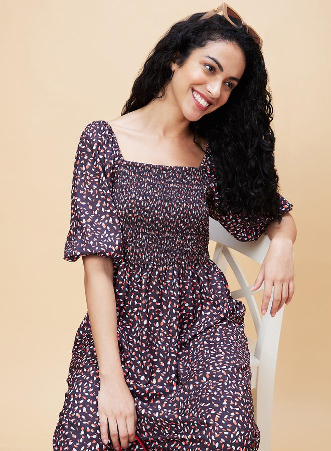 globus Shirred A-Line Dress  - Image 1
