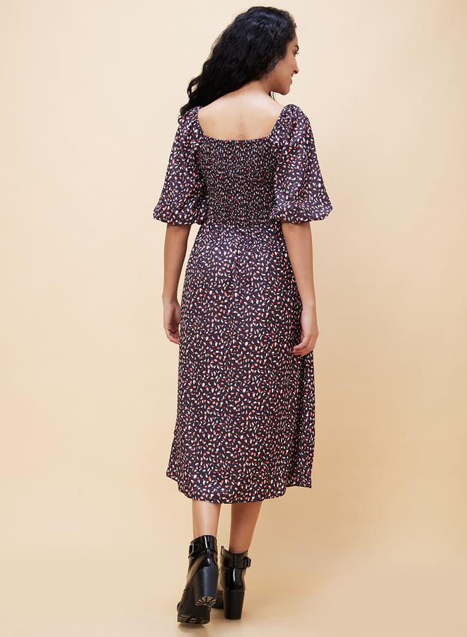 globus Shirred A-Line Dress  - Image 4