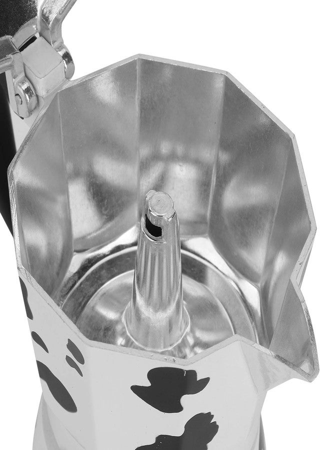 Dpofirs Aluminium Coffee Pot - Coffee Maker - Milk Cow Color Pot - for Home,Office Coffee(3 cups milk cow color 150ML) - Image 3