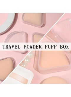 8 Pcs Triangle Powder Puffs Holder Cases Clear Makeup Sponge Protective Container Portable Beauty Blender Holder Reusable Dust-Proof Pocket Cosmetic Puff Box For Travel (Transparent) - pzsku/ZC74266BEEB55AABA5FFDZ/45/_/1734437928/f8e2885c-32f6-4104-b141-db0088404b6d