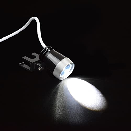 Aphrodite New 3.5x 420mm Surgical Binocular Loupes +Head Light Lamp +Aluminum Box(Black) - Image 5