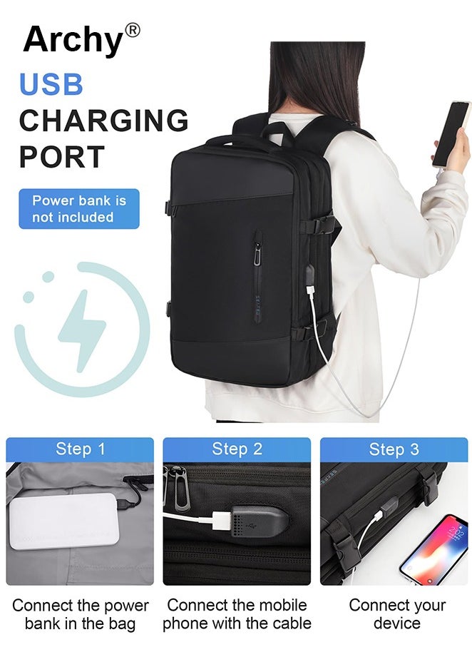 Archy - Carry-On Luggage Backpack Unisex Backpack External Charging Interface Wet and Dry Separation - Image 1