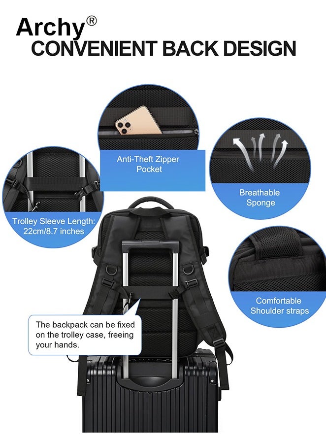 Archy - Carry-On Luggage Backpack Unisex Backpack External Charging Interface Wet and Dry Separation - Image 1