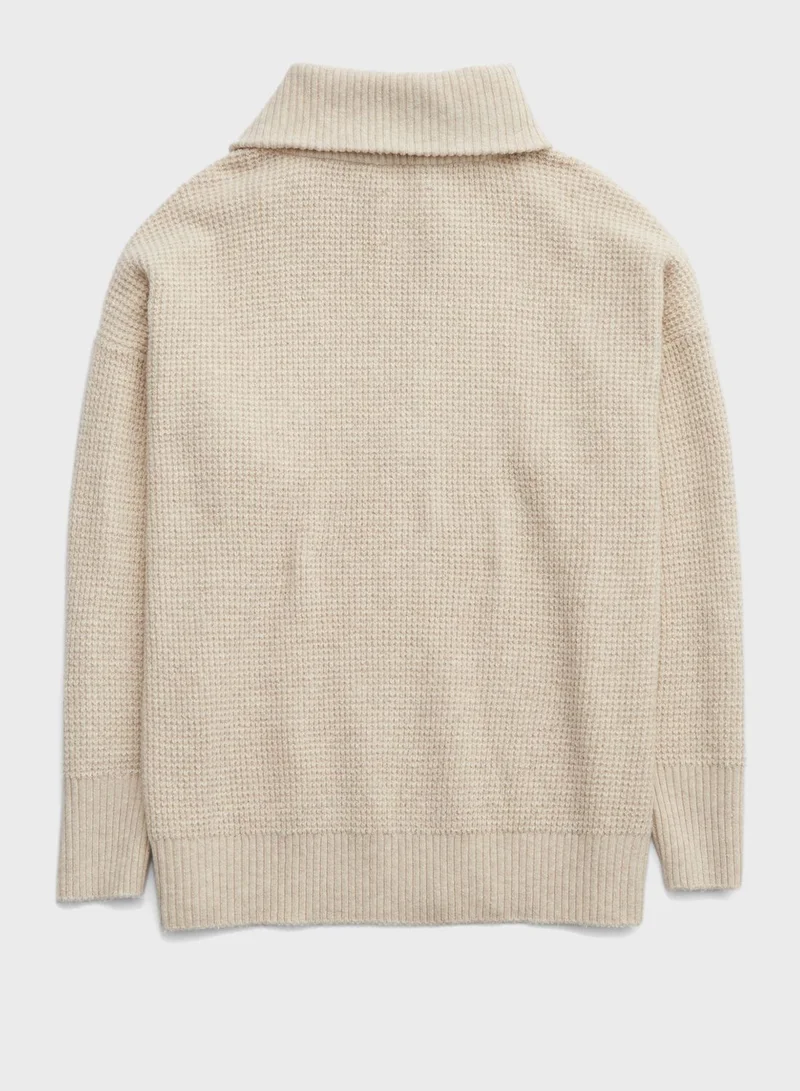 Aerie Quarter Zippered Sweater