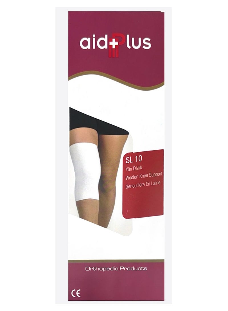 Aidplus Aid-plus, wool knee brace, small
