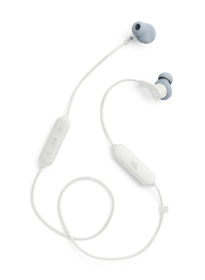 JBL Endurance Run2 Bt Sweatproof Wireless In-Ear Sport Headphones, Fliphook, Twistlock And Flexsoft Technology, Sweatproof, 10H Battery, Hands-Free Call, Magnetic Buds White - Image 5