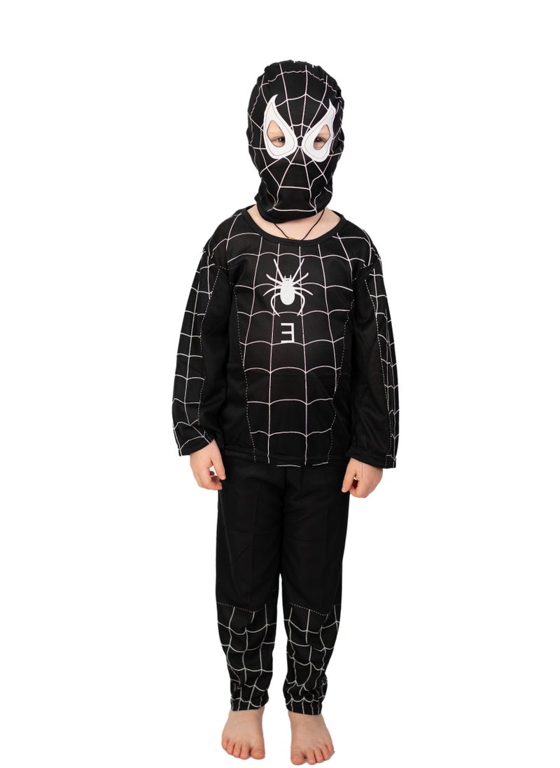 D'Daniela Rubies Marvel Justice Black Spiderman Bodysuit Without Muscle for kids  - Image 1