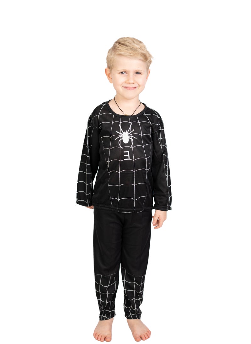 D'Daniela Rubies Marvel Justice Black Spiderman Bodysuit Without Muscle for kids  - Image 2