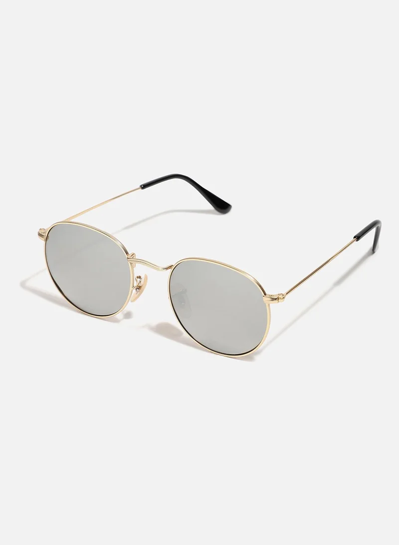 Haute Sauce Tinted Lens Frame Oversized Sunglass
