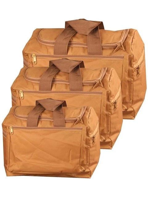 A three-piece bachelor bag set, a picnic and travel bag, a zipper bag with a waterproof insulated layer