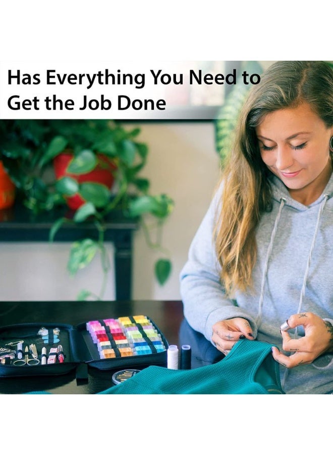 مجموعة أدوات خياطة صغيرة للسفر، أدوات للمبتدئين، ومستلزمات الطوارئ - Image 4