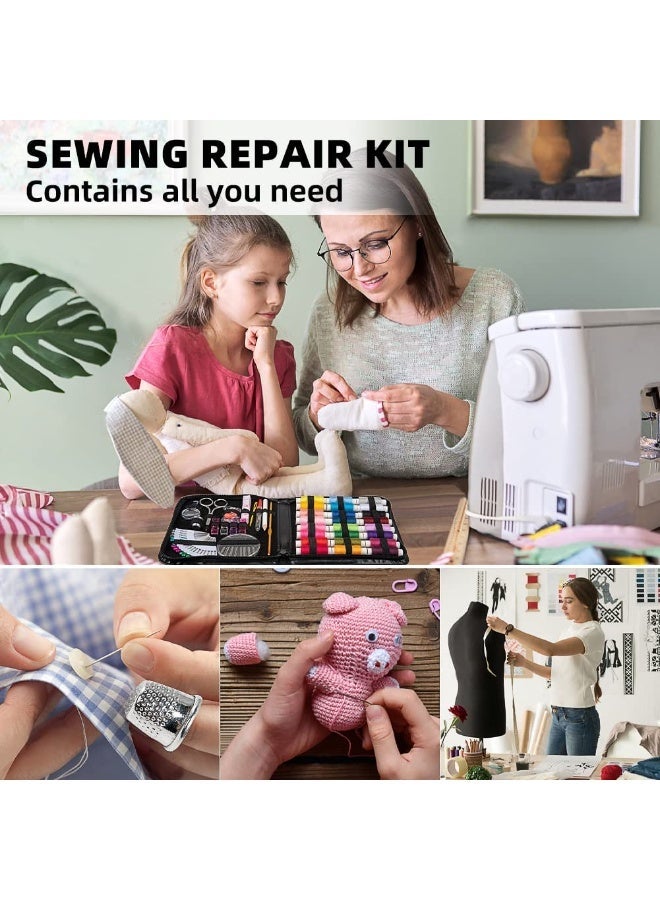 مجموعة أدوات خياطة صغيرة للسفر، أدوات للمبتدئين، ومستلزمات الطوارئ - Image 3