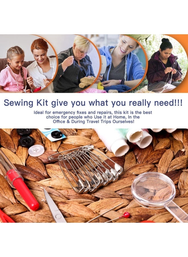 مجموعة أدوات خياطة صغيرة للسفر، أدوات للمبتدئين، ومستلزمات الطوارئ - Image 2